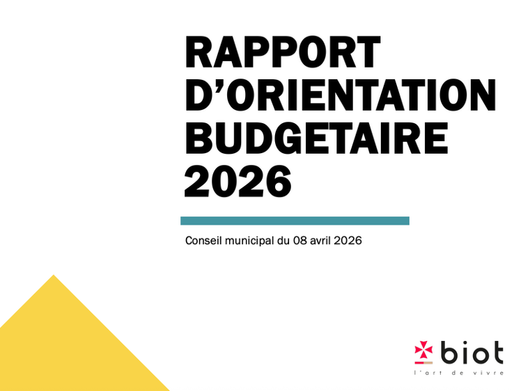 Rapport d&rsquo;Orientation Budgétaire 2026